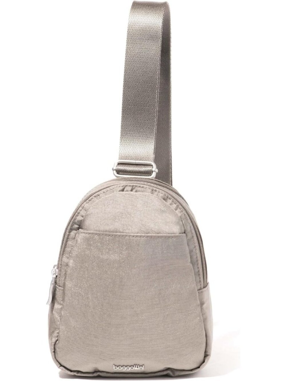 Versatile Double Zip Mini Sling Bag - Lightweight, Stylish, Travel-Friendly